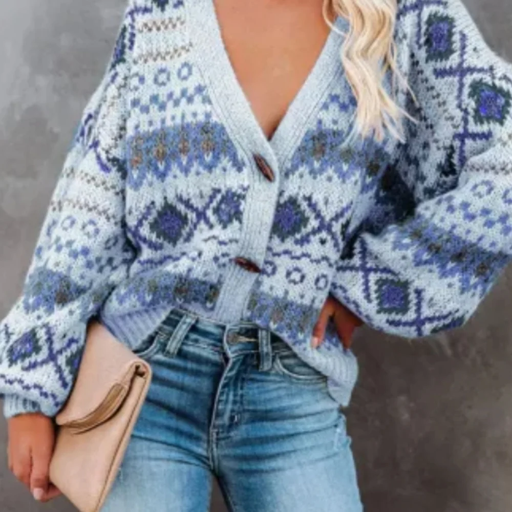 New boutique Aztec toggle cardigan - Picture 1 of 16